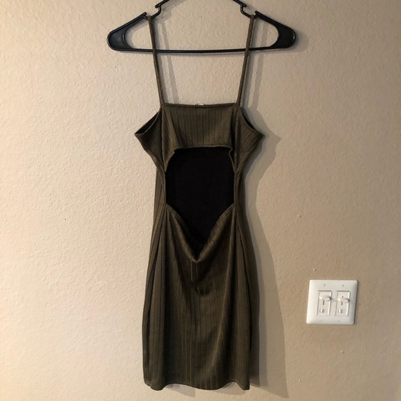 Windsor Olive Green Dress size small - Picture 2 of 2